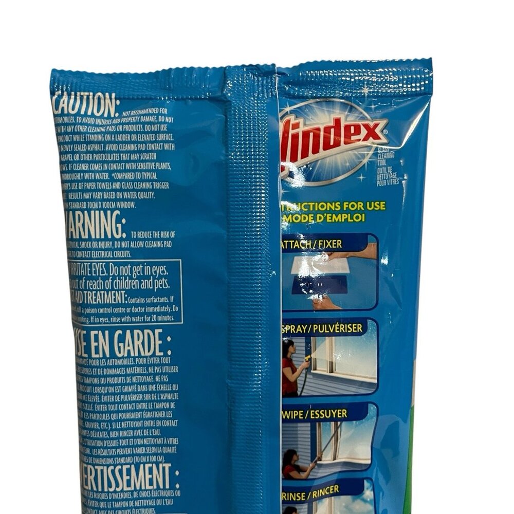1 Package  Windex Outdoor Refill Pads for Cleaning Glass Windows - 2 Pads, New - Picture 5 of 7